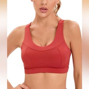 Running Girl High Impact Sports Bras for Women